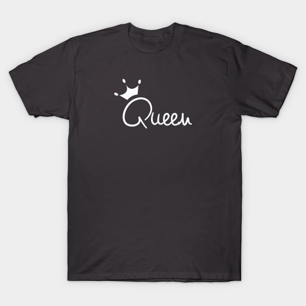 The Crowned Queen T-Shirt by CloudWalkerDesigns